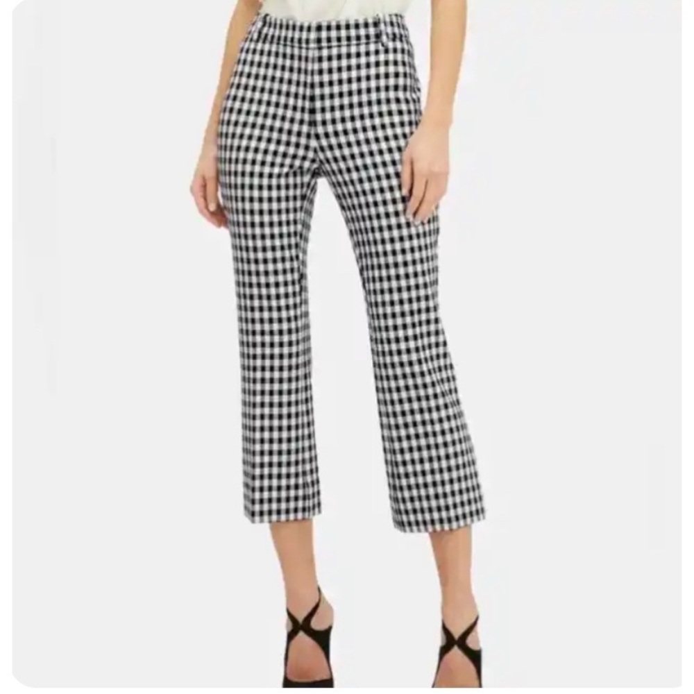 Derek Lam 10 Crosby Gingham Print Pants Size 2